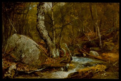 Woodland Interior by John Frederick Kensett